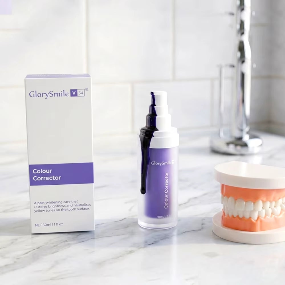 Wholesale Glorysmile Teeth Whitening Serum Instant Brighten Purple Toothpaste 30Ml Customized
