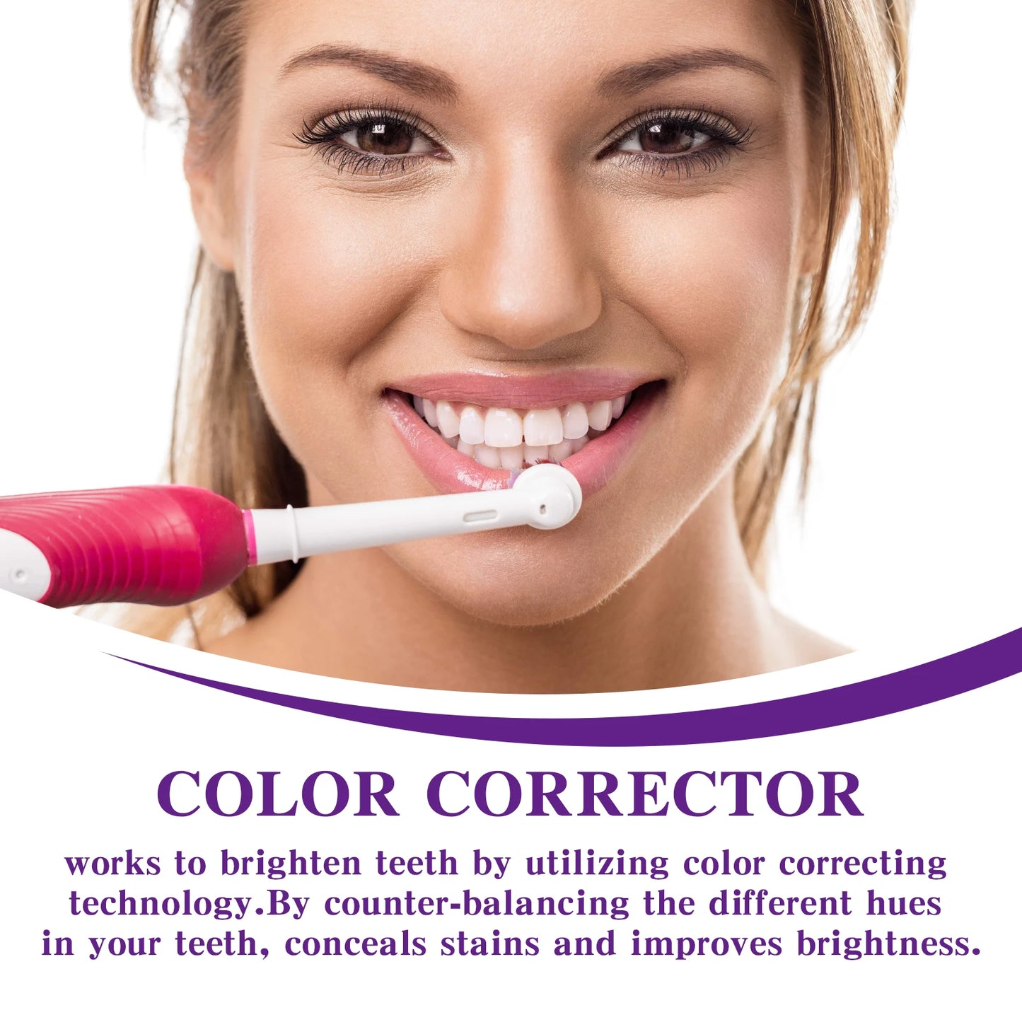 V34 Teeth Whitening Toothpaste 30Ml Intensive Stain Remover for Yellow Teeth Plaque Removalfresh Breath Oral Care Gum Protection
