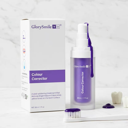 Wholesale Glorysmile Teeth Whitening Serum Instant Brighten Purple Toothpaste 30Ml Customized